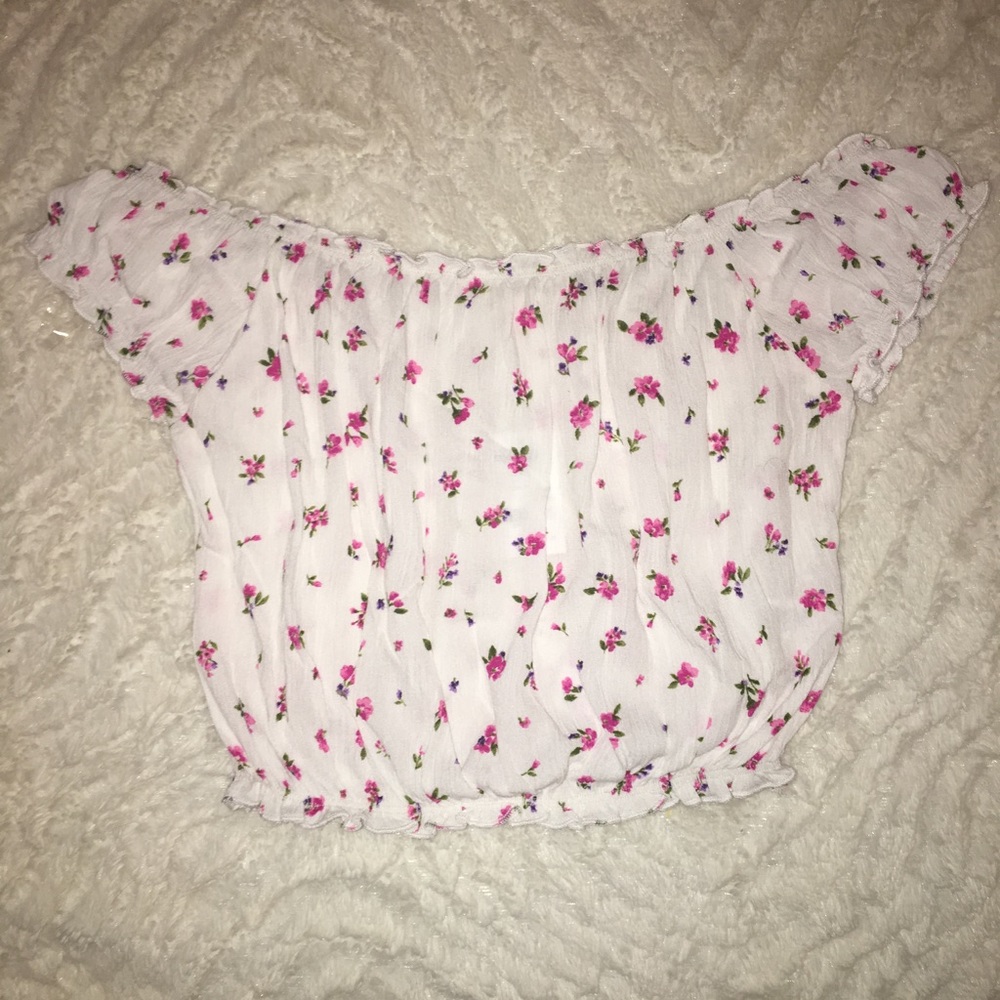 Floral crop top